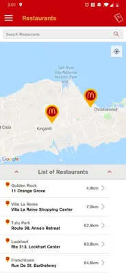 McDonald's App - Caribe android App screenshot 2
